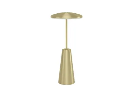 Plus Important - Lampe de table Piccola LED H28cm acier laiton brossé