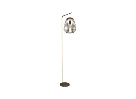 Staande lamp Espinal H170cm E27 staal brons