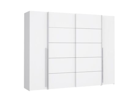 Kleerkast Narago 270cm - decor - wit