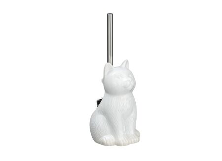 Wc-borstel Cat wit