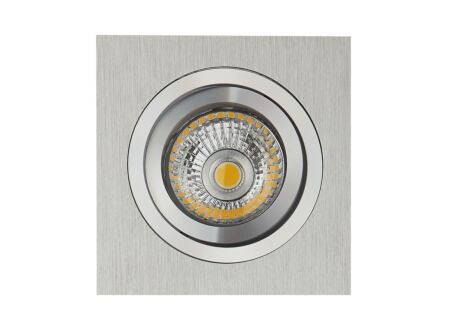 Inbouwspot LED brushed aluminium 5W GU10