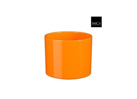 Bloempot Era H14,5cm keramiek oranje