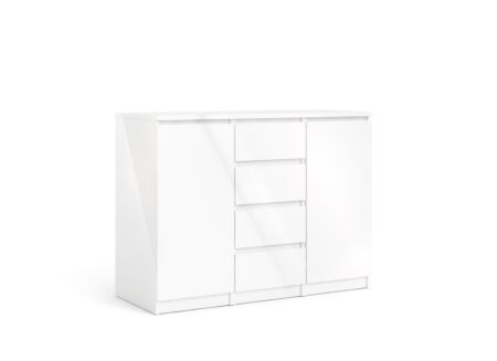 Commode Naia 121x50x91cm - decor - wit hoogglans