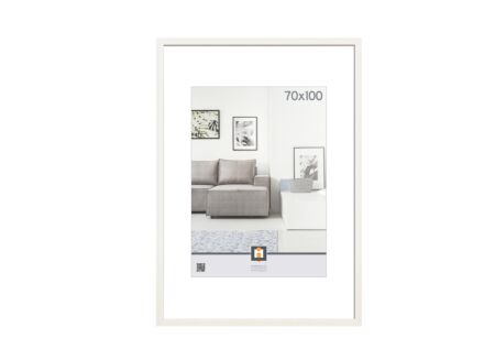 Fotokader Livorno 70x100cm - hout massief  wit