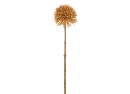 Kunstbloem Allium H48cm - kunststof - oker