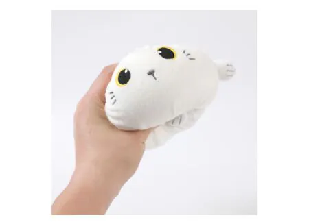 Overzichtsfoto - Kussen Squishy White Cat Ø13cm - stof - wit