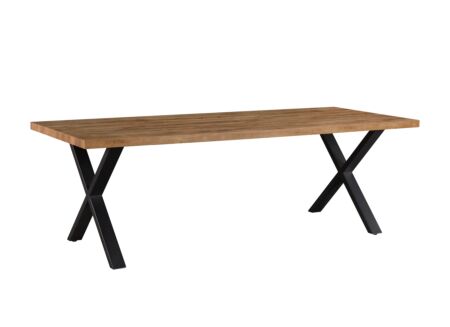 Tafel Estrella 220x95cm - meubelplaat - industrial oak