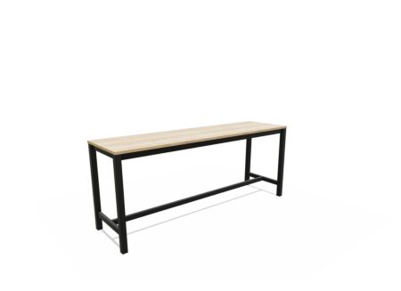 Bartafel Viennabar 220x60cm - HPL - halifax & eik natuur