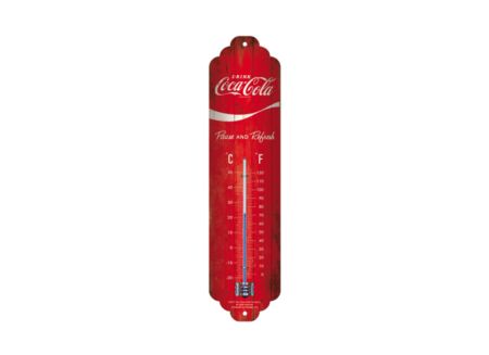 Thermometer H28cm Coca Cola
