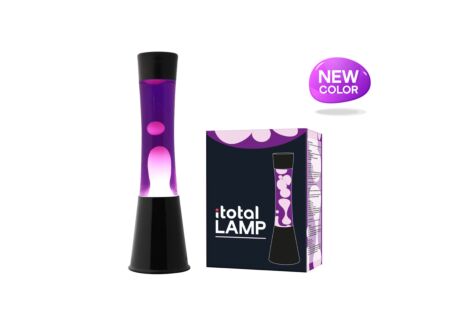 Lavalamp Purple White Wax E14 H40cm