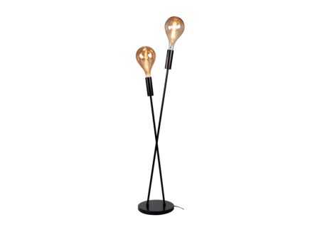 Staande lamp Mojo  H130cm E27 60W - metaal - zwart