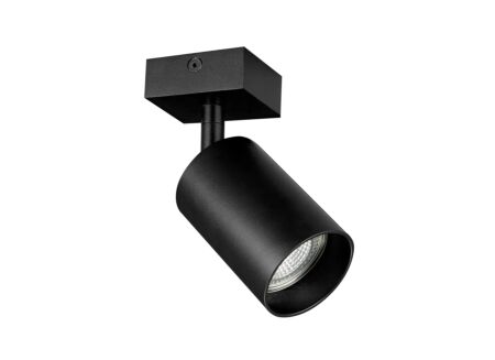Opbouwspot GU10 - aluminium - zwart