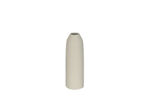 Vaas Nama H45,5cm - terracotta - wit