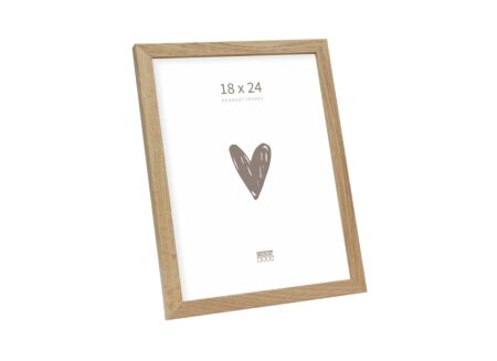 Fotokader 24x18cm - hout & glas - bruin