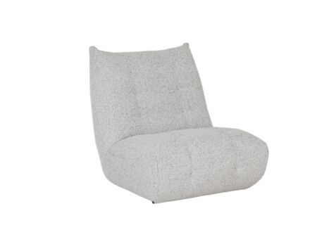 Zetel Schiva 1-zit - stof - lichtgrijs