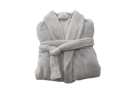 Badjas Antwerpen S/M microvezel grijs