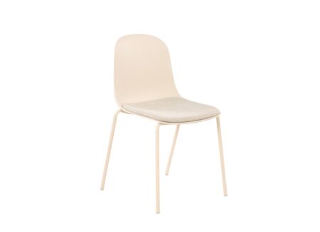 Stoel Finch 49x51,5x84,5cm - kunststof - cream