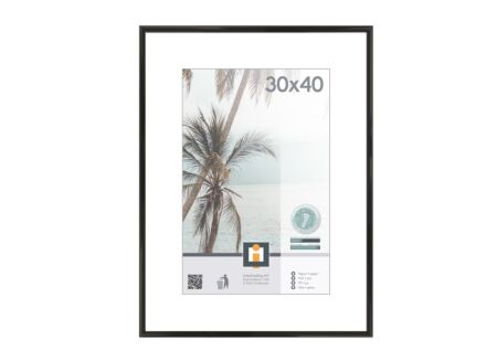 Fotokader Kyoto 40x30cm - kunststof & glas - zwart