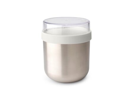 Boîte à yaourt Make&Take 0,5L - acier - light grey Boîte à yaourt Make&Take 0,5L - acier - light grey