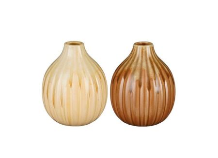 Vaas Danu H12,5cm - keramiek - bruin Vaas Danu H12,5cm - keramiek - bruin