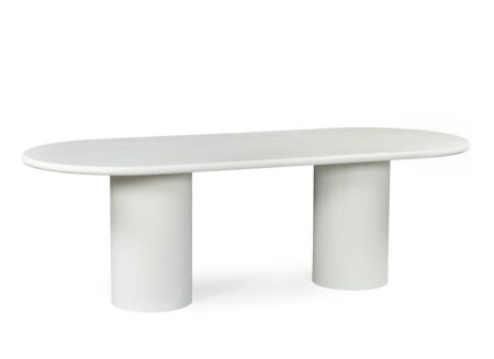 Tafel Aspen  240x100cm - decor - cement wit