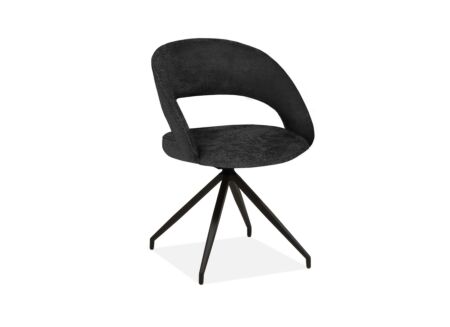 Stoel Indy  58x60x85cm - stof - antraciet