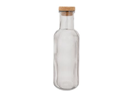 Waterfles Raya 1L - glas - grijs