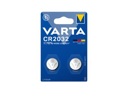 Batterij Knoopcel CR2032 3V set van 2