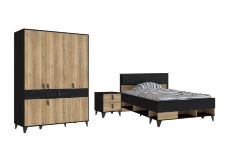 Kinderkamer Lya met 4-deurskast