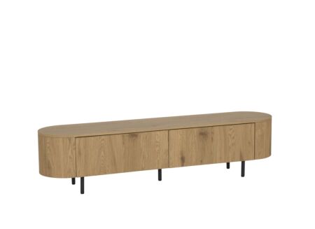 Tv-meubel Sordino 180cm - MDF/metaal - naturel