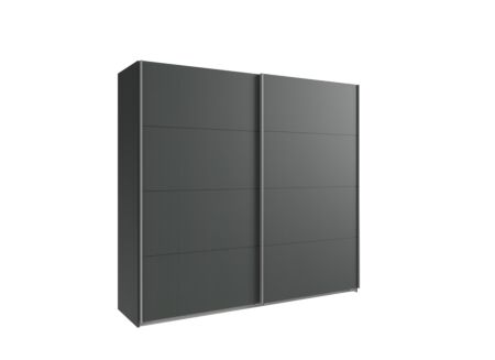 Schuifdeurkast Easyplus 225cm - decor - grafiet