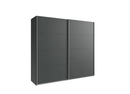 Schuifdeurkast Easyplus 225cm - decor - grafiet