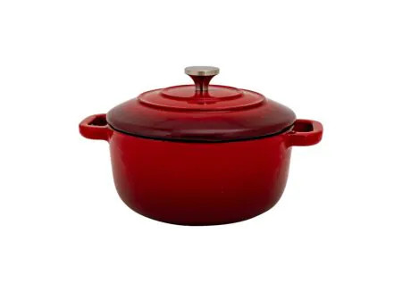 Stoofpot Fontestic Mini Ø12cm - gietijzer - rood - Cocotte Fontestic Mini Ø12cm - fonte - rouge