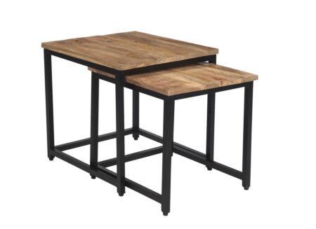 Bijzettafel Cilou 45x45cm set van 2