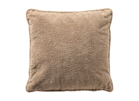 Kussen Teddy 45x45cm - stof - beige