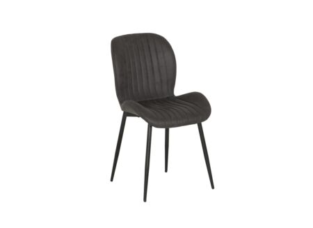 Stoel Marilyn 58,5x46,5x85cm - stof - grijs