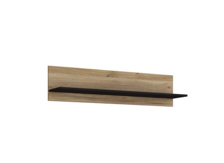 Wandplank Lya 110x23x25cm - meubelplaat - cabezone oak/mauvella
