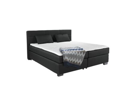 Boxspring Emilia 180x200cm - stof - antraciet