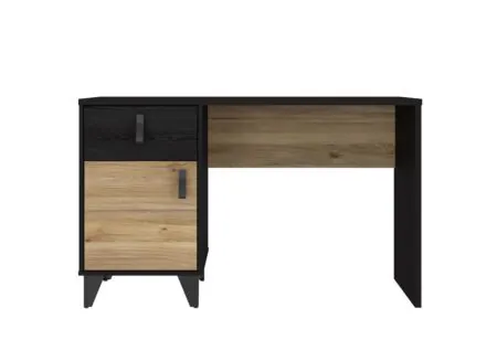 Aperçu - Bureau Lya 120x60x73cm - panneau décor - cabezone oak/mauvella