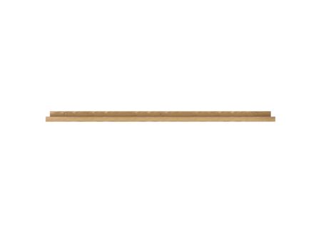 Wandplank Bergen 110x10x5cm - hout - eik