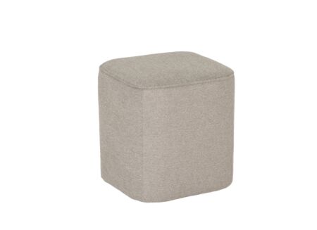Poef Mono stof greige