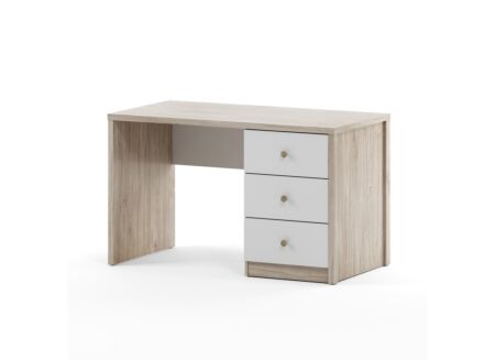 Bureau Evora 125x65x75cm - decor - ivory oak & wit