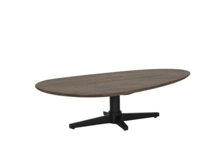 Salontafel Cruz 140x75cm - mango massief - bruin