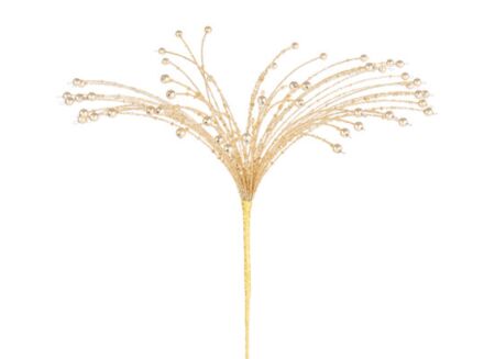 Decoratieve Tak H60cm - ijzer - goud