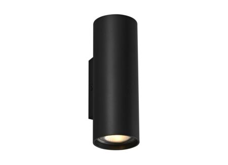 Wandlamp GU10 - aluminium - zwart