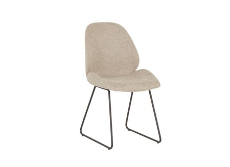 Stoel Patti 49x53x87cm - stof - beige