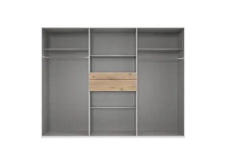 Disposition - Garde-robe Moldau 270cm - décor - viking oak