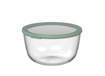 Bewaardoos Cirqula 3000ml Mepal - glas - nordic sage