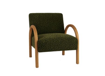 Fauteuil Boogie 66,7x77x78,5cm - polyestervezel - groen