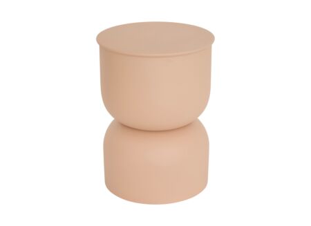 Bijzettafel Palomba Ø31cm - staal - beige